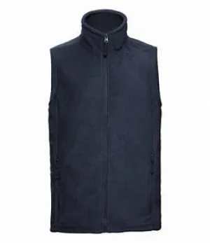 WORKWEAR SAMPLE SALE 2024 - 872M Russell Unisex Fit Fleece Gilet *discontinued range* - Navy - Size Small