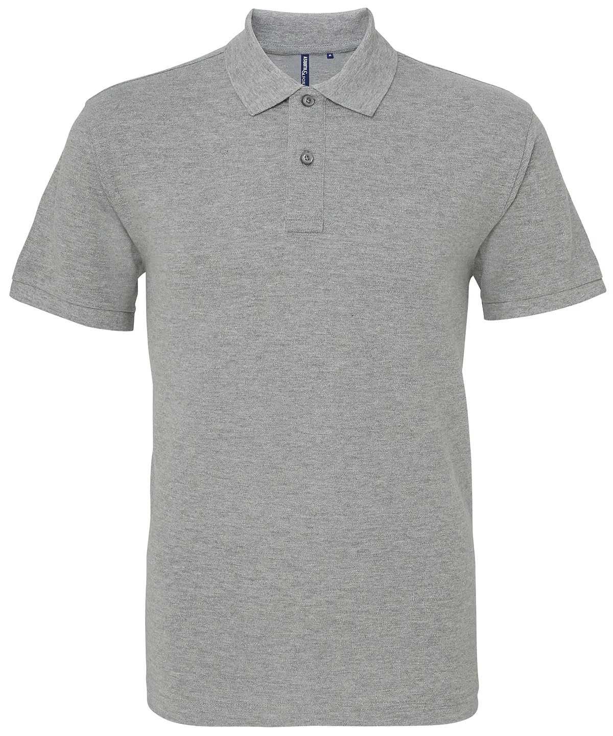 WORKWEAR SAMPLE SALE 2024 - AQ010 Asquith   Fox Unisex Polo - Heather Grey - Size XXL