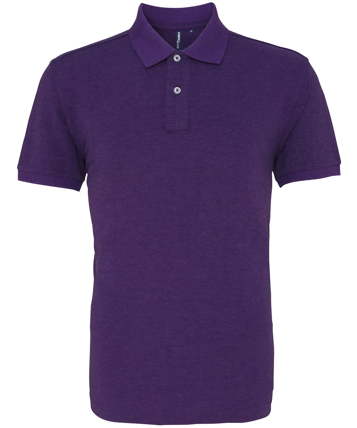WORKWEAR SAMPLE SALE 2024 - AQ010 Asquith   Fox Unisex Polo - Heather Purple - Size Extra Large