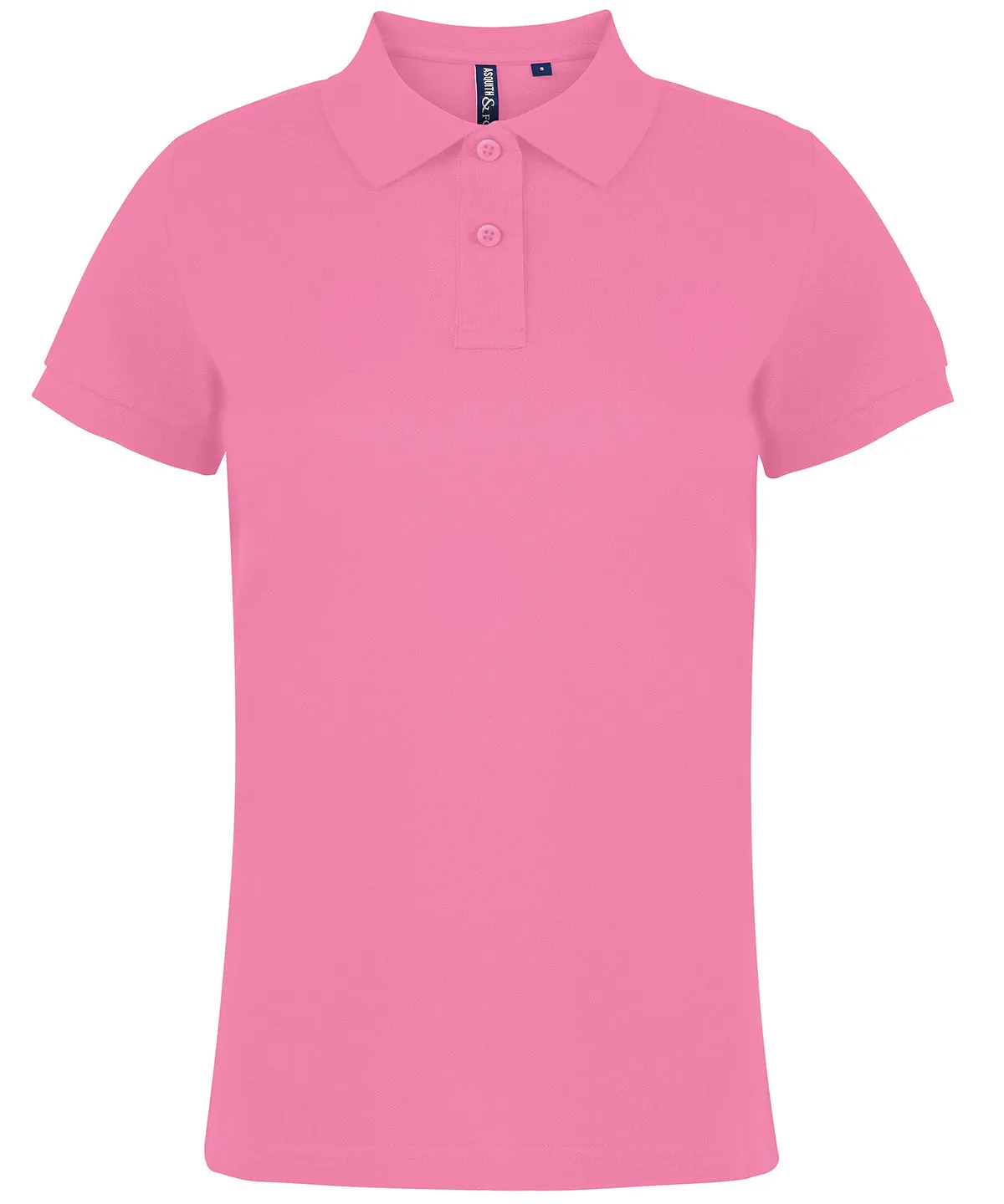 WORKWEAR SAMPLE SALE 2024 - AQ020 Asquith   Fox Ladies Fit Polo - Pink Carnation - Size Large
