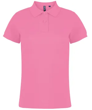 WORKWEAR SAMPLE SALE 2024 - AQ020 Asquith   Fox Ladies Fit Polo - Pink Carnation - Size Large