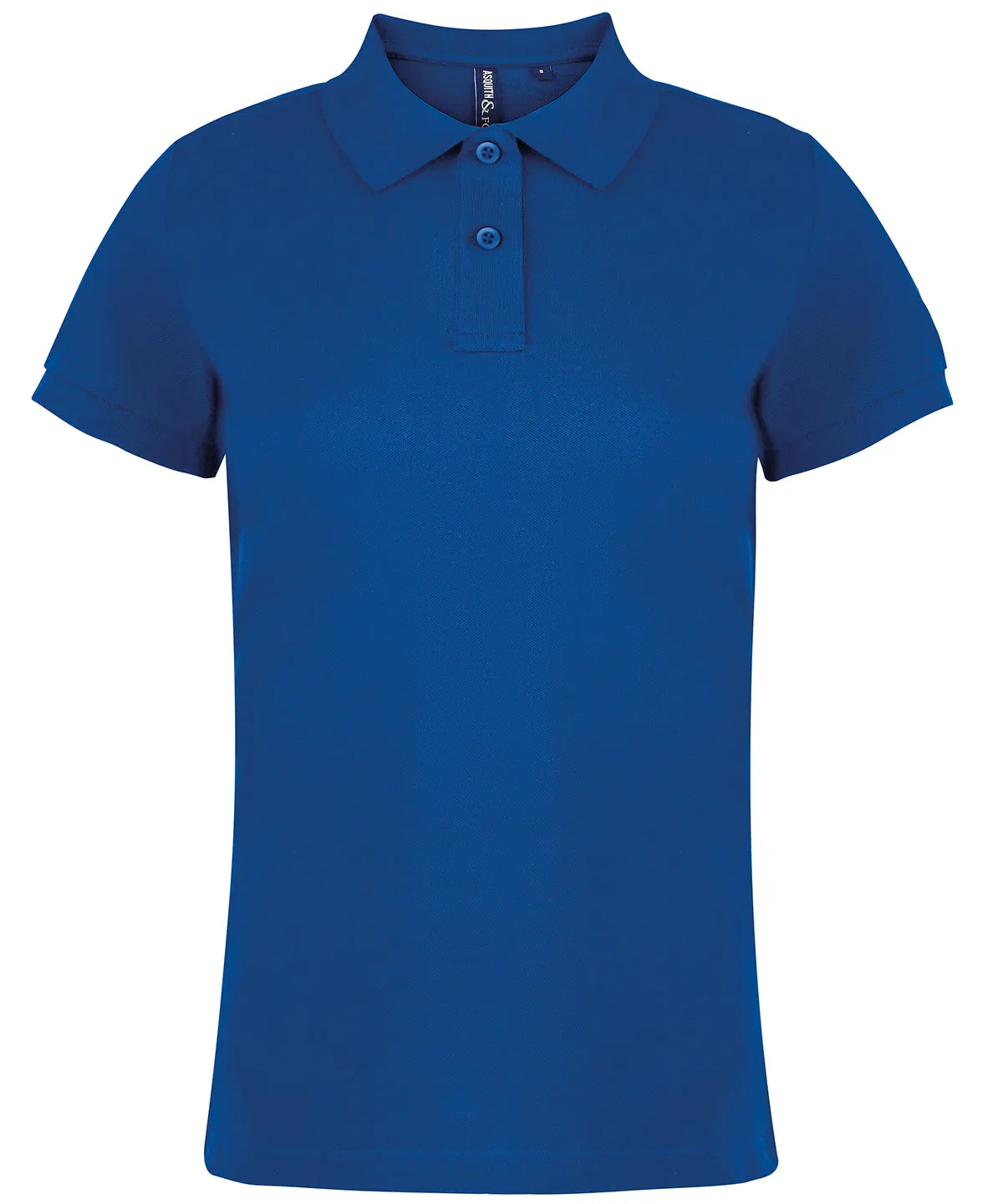 WORKWEAR SAMPLE SALE 2024 - AQ020 Asquith   Fox Ladies Fit Polo - Royal - Size Small