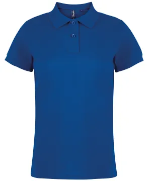 WORKWEAR SAMPLE SALE 2024 - AQ020 Asquith   Fox Ladies Fit Polo - Royal - Size Small