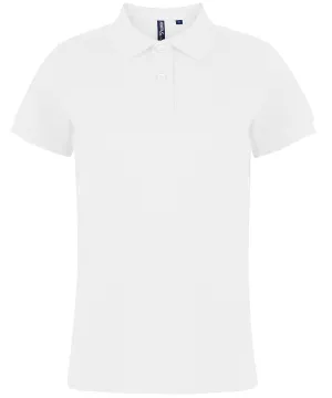 WORKWEAR SAMPLE SALE 2024 - AQ020 Asquith   Fox Ladies Fit Polo - White - Size Large