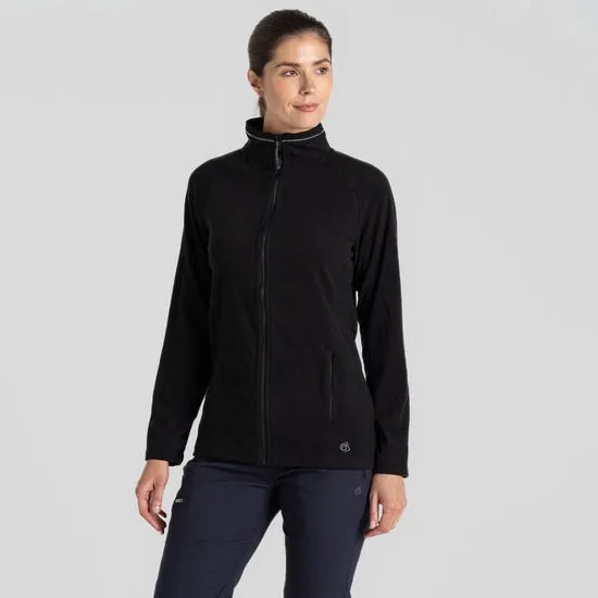 WORKWEAR SAMPLE SALE 2024 - Craigshopper Ladies Fit Full Zip Fleece *discontinued range* - Black - Size 12
