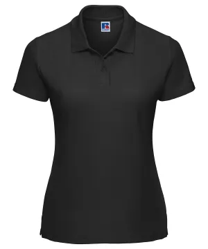 WORKWEAR SAMPLE SALE 2024 - J539F Russell Ladies Fit Polo - Black - Size Medium