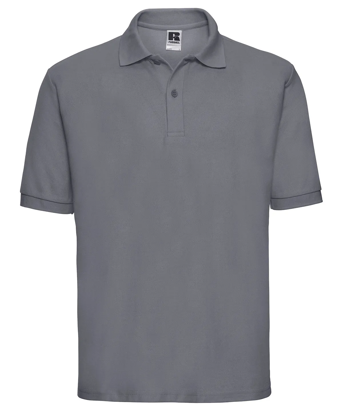 WORKWEAR SAMPLE SALE 2024 - J539M Russell Unisex Polo - Convoy Grey - Size Medium