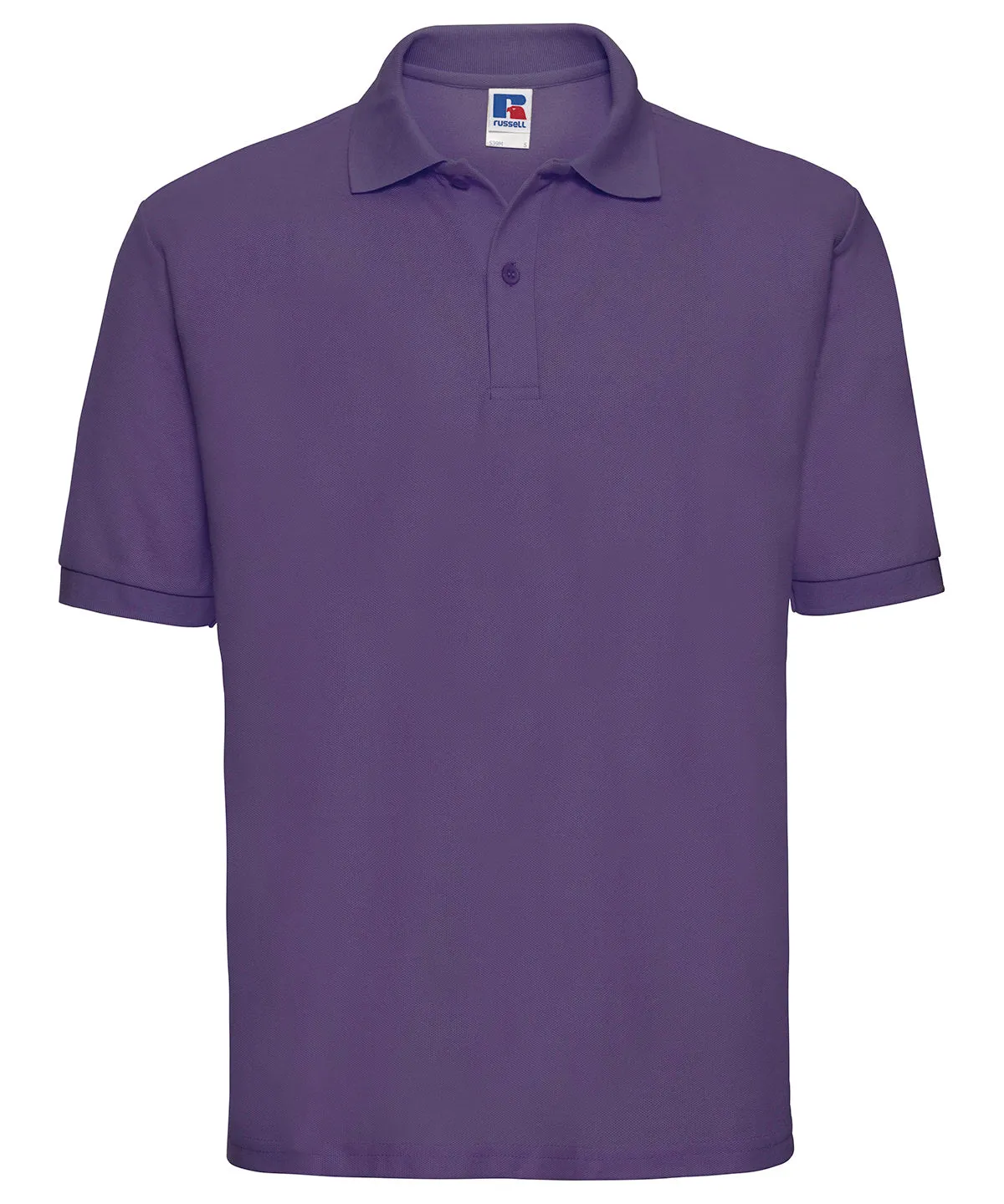 WORKWEAR SAMPLE SALE 2024 - J539M Russell Unisex Polo - Purple - Size Large