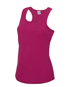 WORKWEAR SAMPLE SALE 2024 - JC026 Awdis Vest *discontinued item* - Hot pink - Size Medium