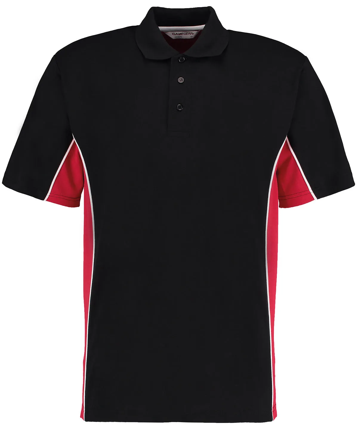 WORKWEAR SAMPLE SALE 2024 - KK475 Gamegear Unisex Polo - Black and Red - Size Medium