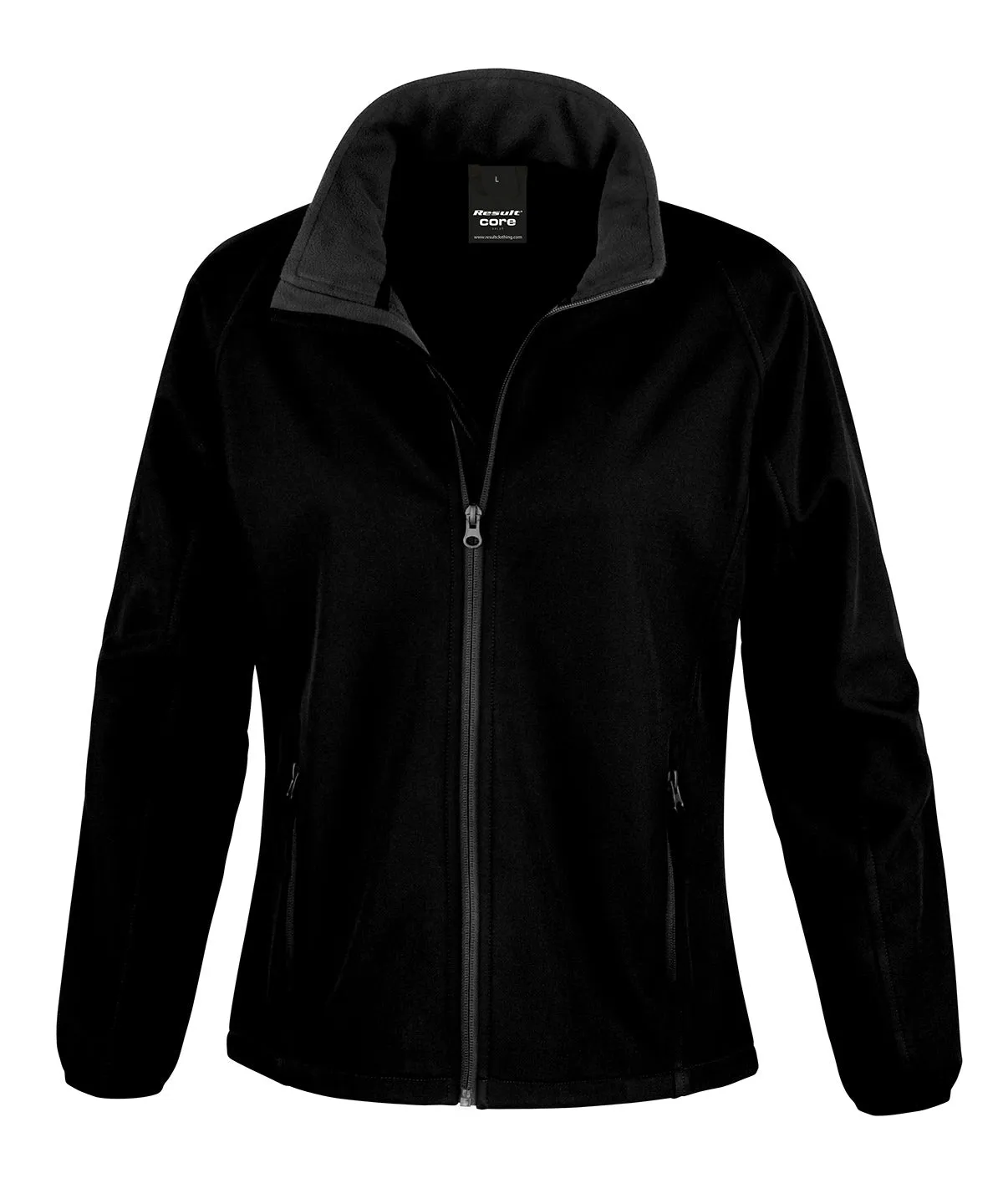 WORKWEAR SAMPLE SALE 2024 - R231F Result Ladies Fit Softshell - Black - Size Small