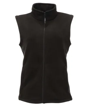 WORKWEAR SAMPLE SALE 2024 -  RG186 Ladies Fit Fleece Gilet - Black - Size 14