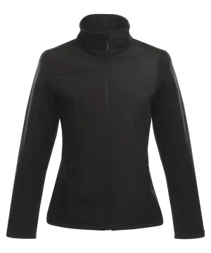 WORKWEAR SAMPLE SALE 2024 - RG195 Regatta Octagon Softshell Ladies Fit Jacket - Black - Size 12