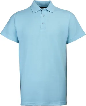WORKWEAR SAMPLE SALE 2024 - RTY001 workwear unisex polo *discontinued range* - Sky Blue - Size Medium