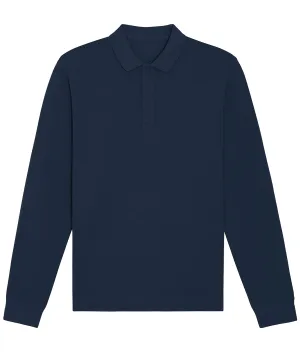 WORKWEAR SAMPLE SALE 2024 - SX127 Stanley and Stella Long Sleeve Polo - French Navy - Size Extra Large