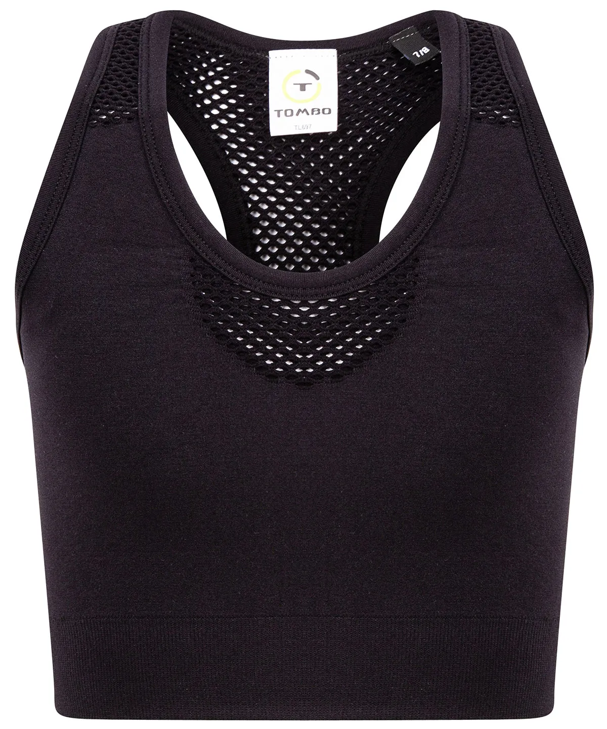 WORKWEAR SAMPLE SALE 2024 -  TL697 Tombo Kids crop top - Black - Size 7/8