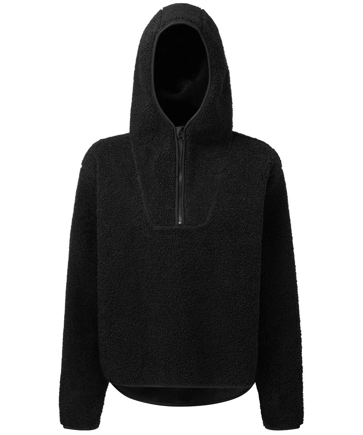 WORKWEAR SAMPLE SALE 2024 - TR089 Tridri Ladies Fit Sherpa Half Zip - Black - Size L/XL