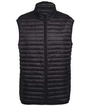 WORKWEAR SAMPLE SALE 2024 -  TS019 Unisex Fit Padded Gilet - Black - Size Small
