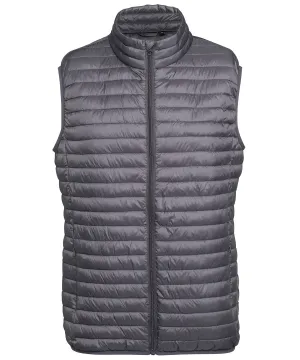 WORKWEAR SAMPLE SALE 2024 -  TS019 Unisex Fit Padded Gilet - Grey - Size Small
