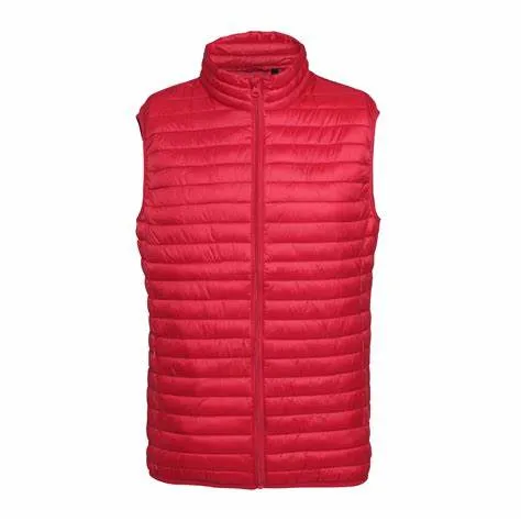 WORKWEAR SAMPLE SALE 2024 -  TS019 Unisex Fit Padded Gilet - Red - Size Medium