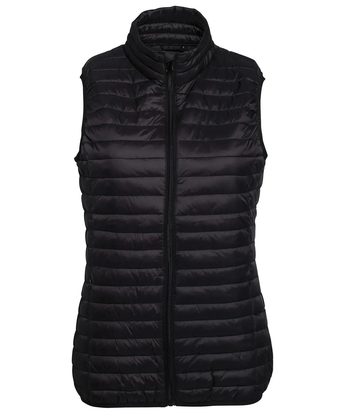 WORKWEAR SAMPLE SALE 2024 -  TS19F Ladies Fit Padded Gilet - Black - Size Small