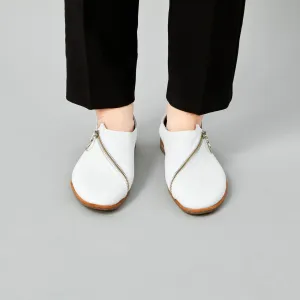 ZIP SHOES　ALL WHITE